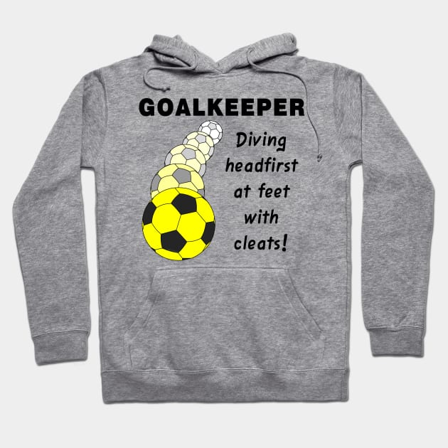 Soccer Goalkeeper Hoodie by Barthol Graphics